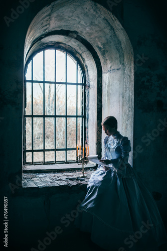 Woman in victorian dress © grape_vein