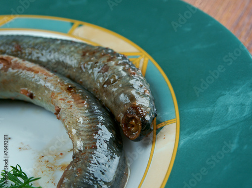 Принти на полотні Grilled lamprey