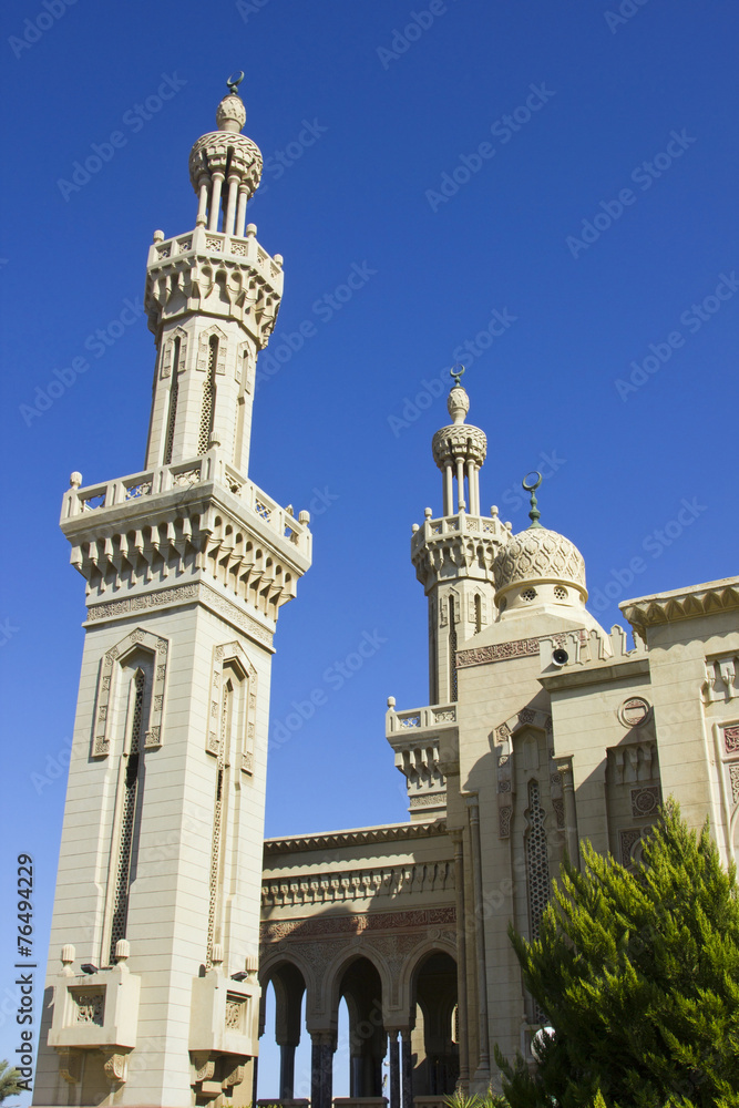 A Beautiful Mosque In Port Said North Egypt