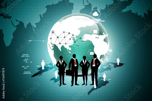 business people with briefcase