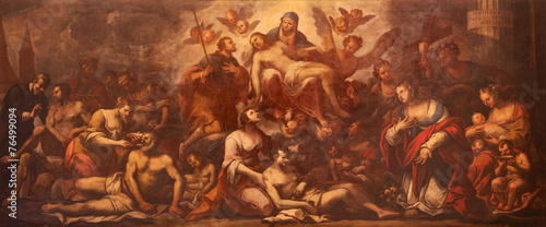 Padua - Pieta and the pest in Padua - paint