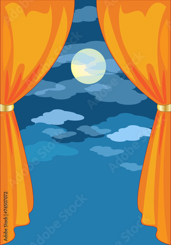 Sipario Arancio-Orange Curtain