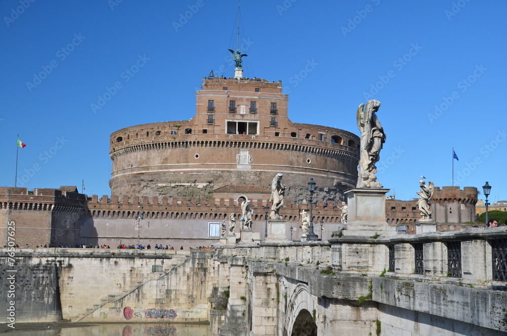Castel Sant'Angelo in Rome, Italy.