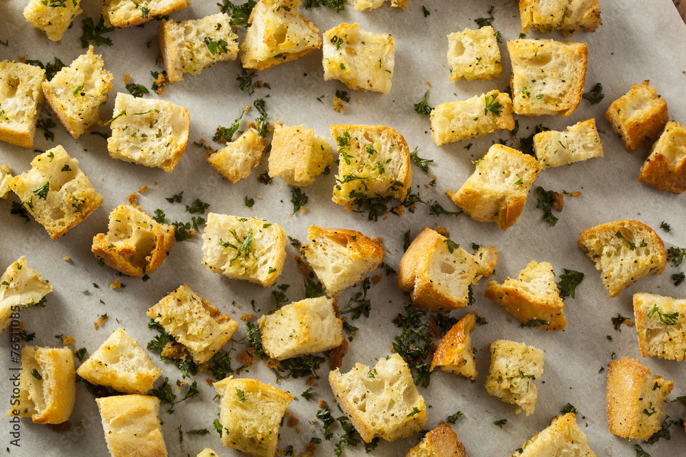 Fresh Homemade French Croutons Fresh Homemade French Croutons