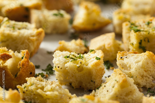 Fresh Homemade French Croutons