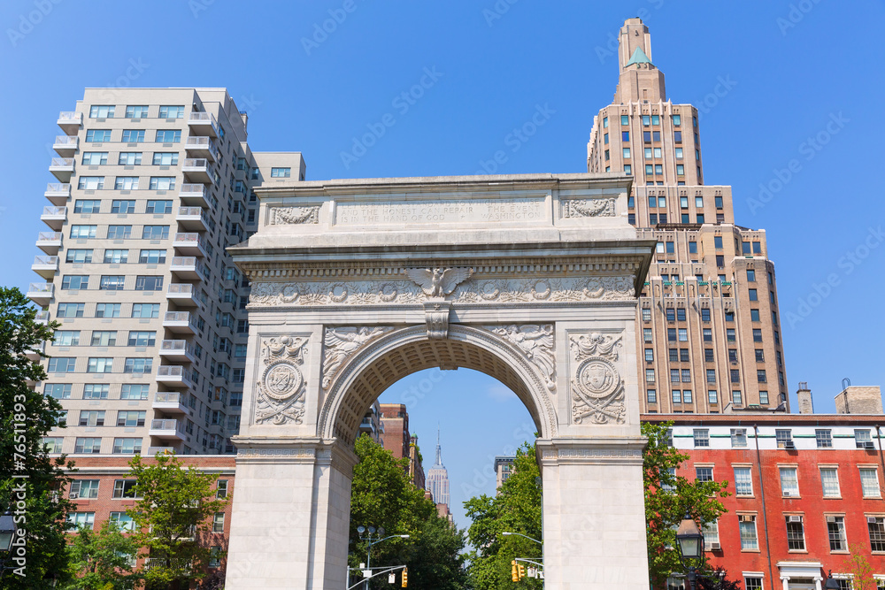 Obraz premium Manhattan Washington Square Park Arch NYC US