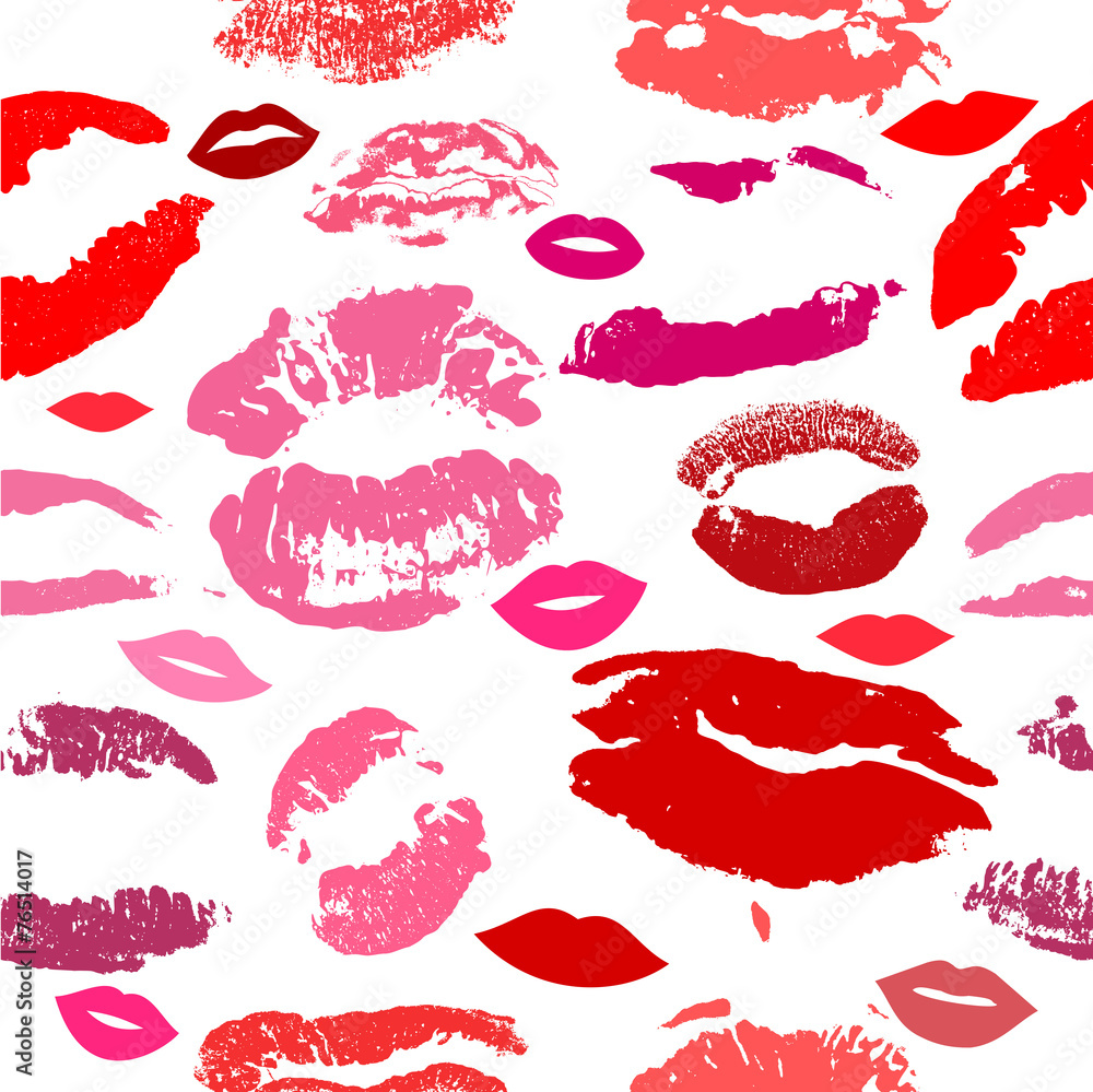Lips pattern vector Lips pattern vector