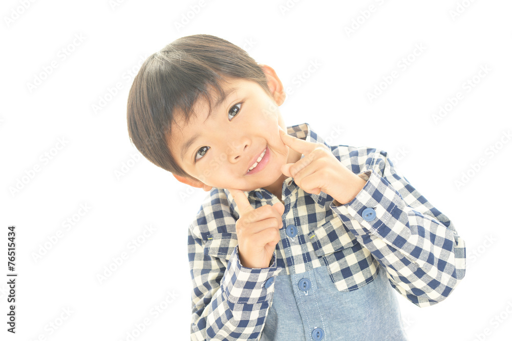 笑顔の男の子 笑顔の男の子