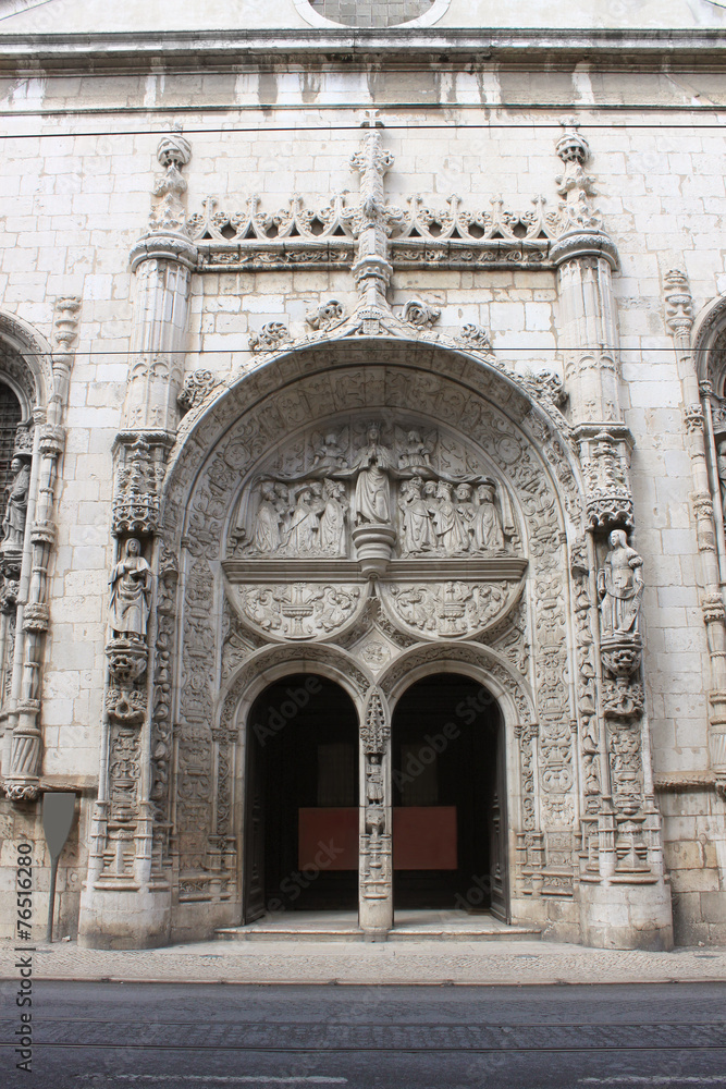 Ornate entrance in Lisbon