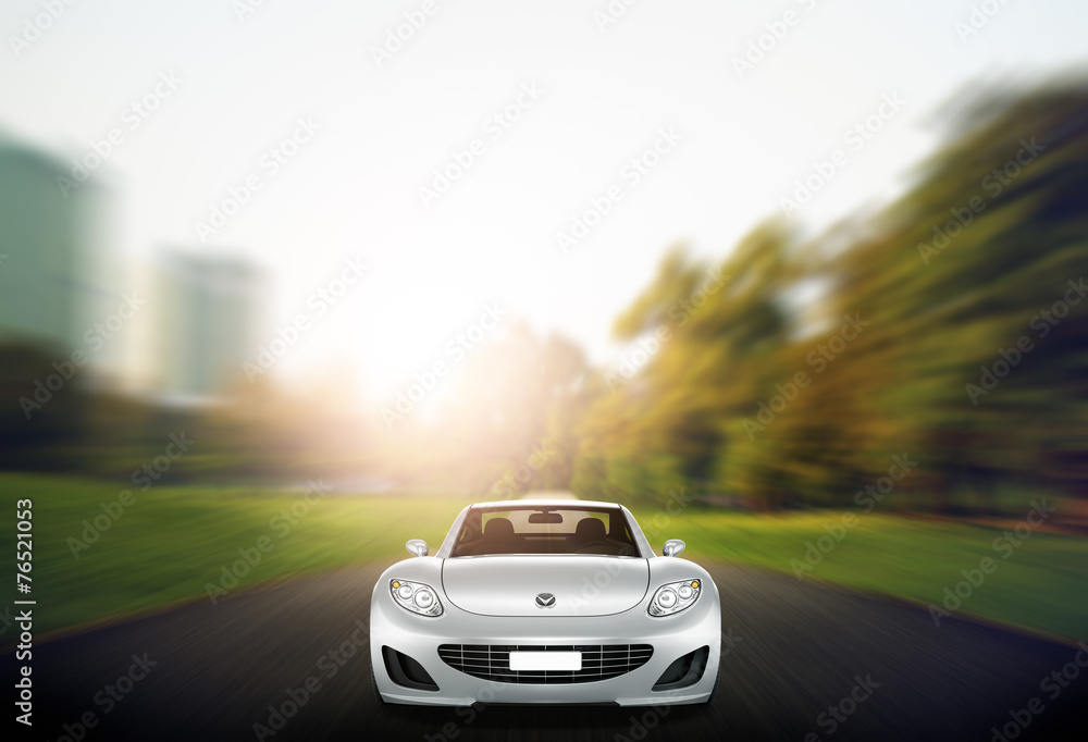 Fototapeta premium Comtemporary Car Elegance Vehicle Transportation Luxury Concept