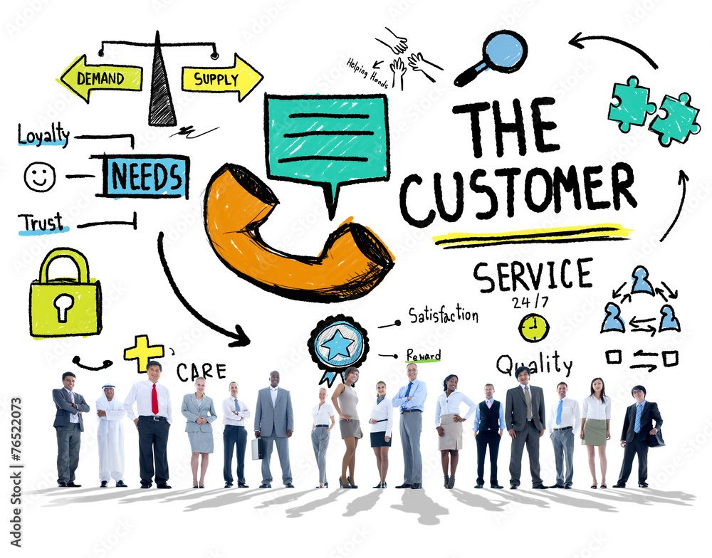 The Customer Service Target Market Support Assistance Concept The Customer Service Target Market Support Assistance Concept