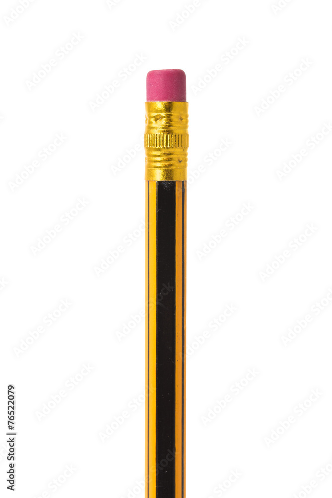 Close-up image of pencil isolated on white background Close-up image of pencil isolated on white background