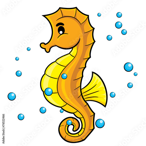 Sea Horse Cartoon