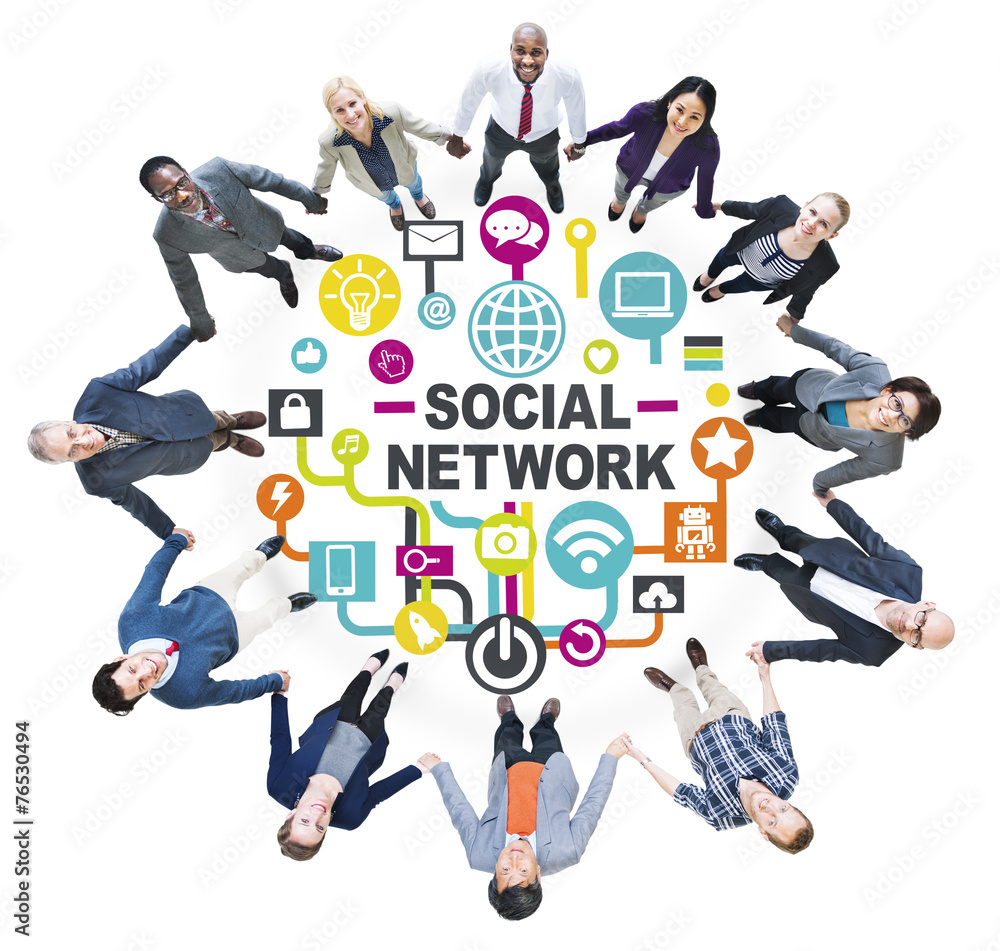 Fototapeta premium Business People Togetherness Connection Communication Concept
