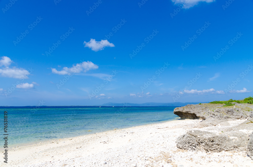 沖縄県　黒島　仲本海岸