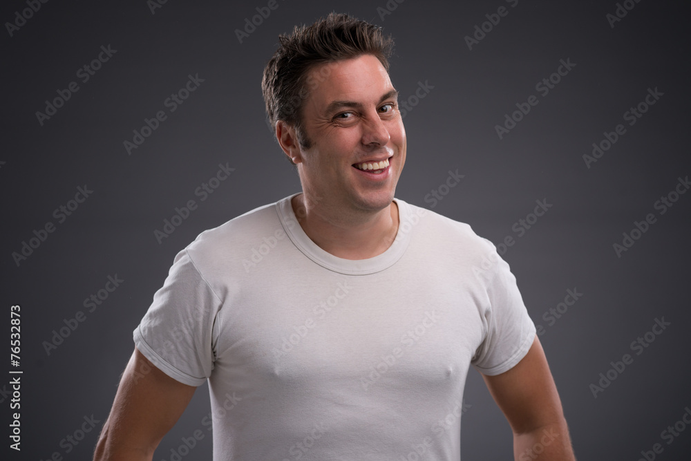 Obraz premium Smiling man