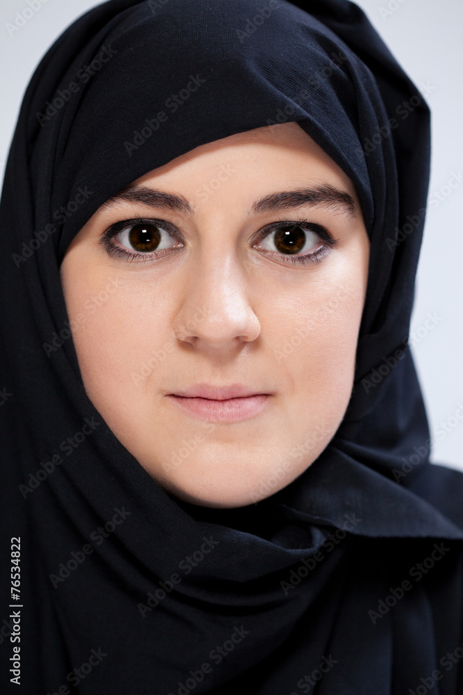 Close-up of muslim woman Close-up of muslim woman