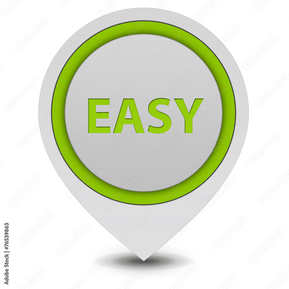 easy pointer icon on white background easy pointer icon on white background