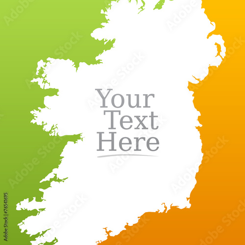 Irish flag background