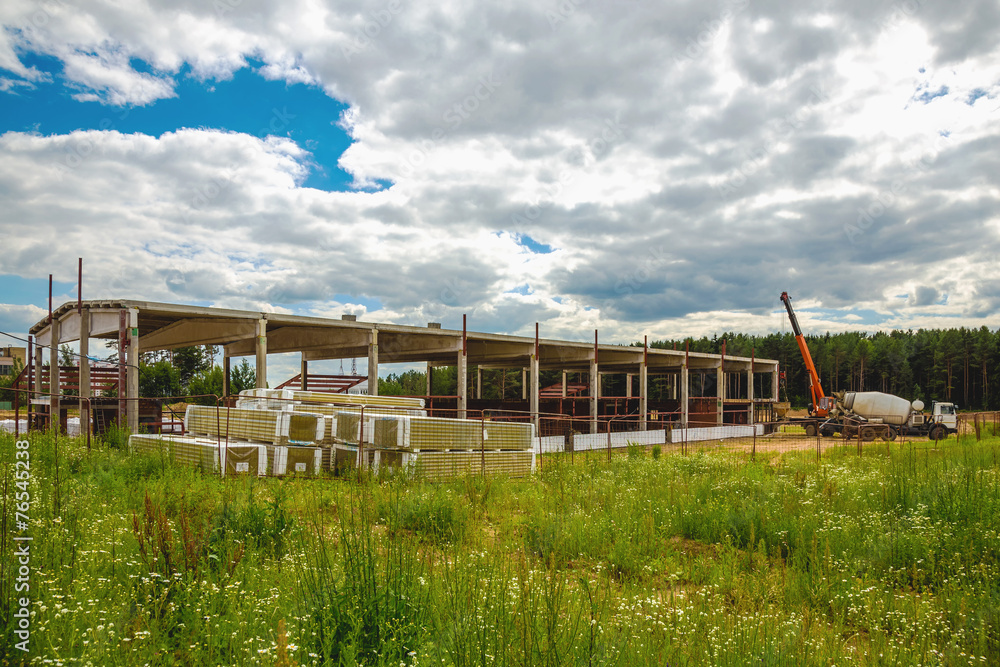 Building under construction