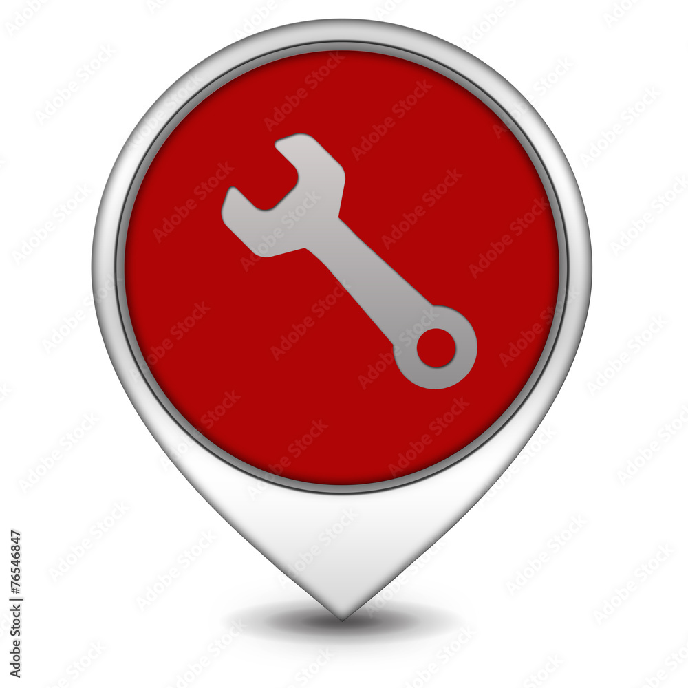 tools pointer icon on white background tools pointer icon on white background