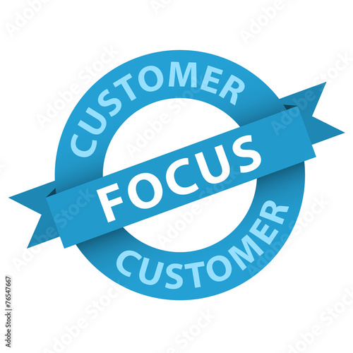 CUSTOMER FOCUS Stamp (service hotline assistance client support)