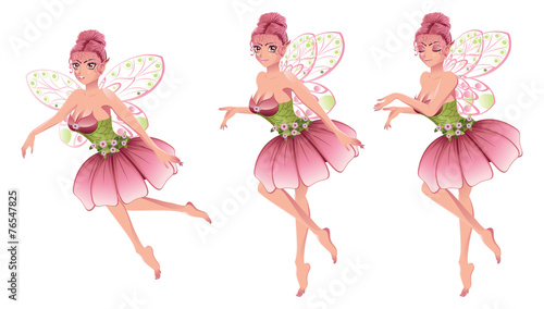 Pink Floral Fairy