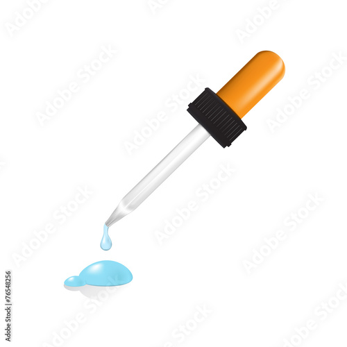illustration of pipe dropper vector isolated