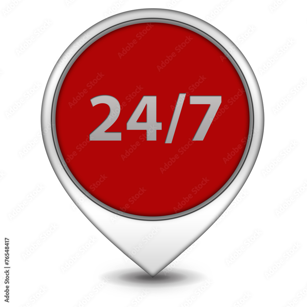 Support pointer icon on white background