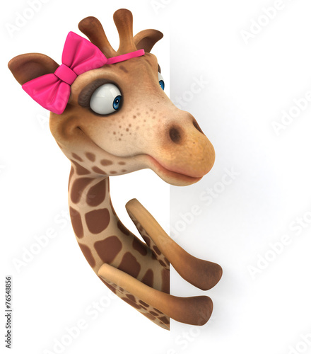 Fun giraffe