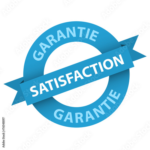 Tampon SATISFACTION GARANTIE (service clientèle qualité)