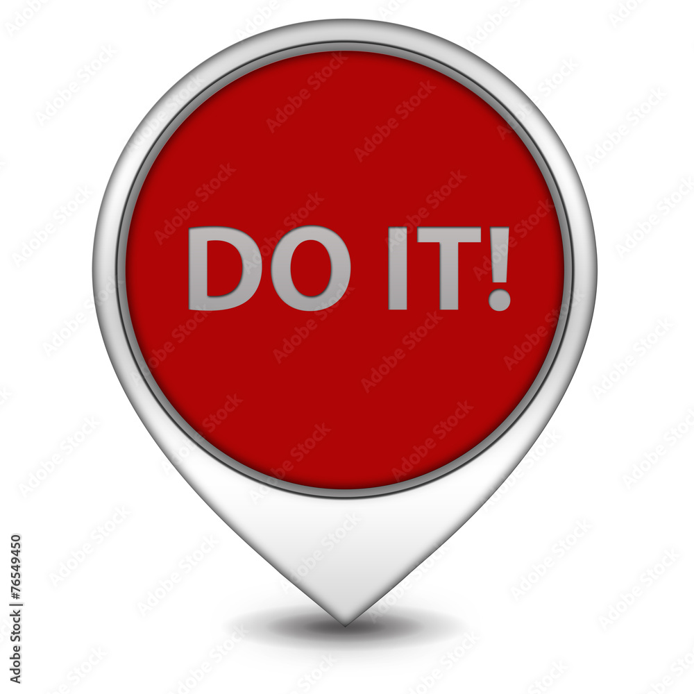 Do it pointer icon on white background Do it pointer icon on white background