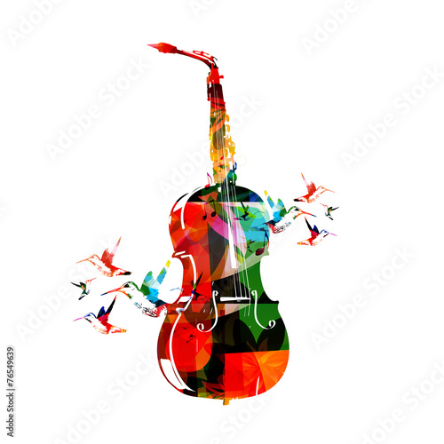 Violoncello and saxophone design