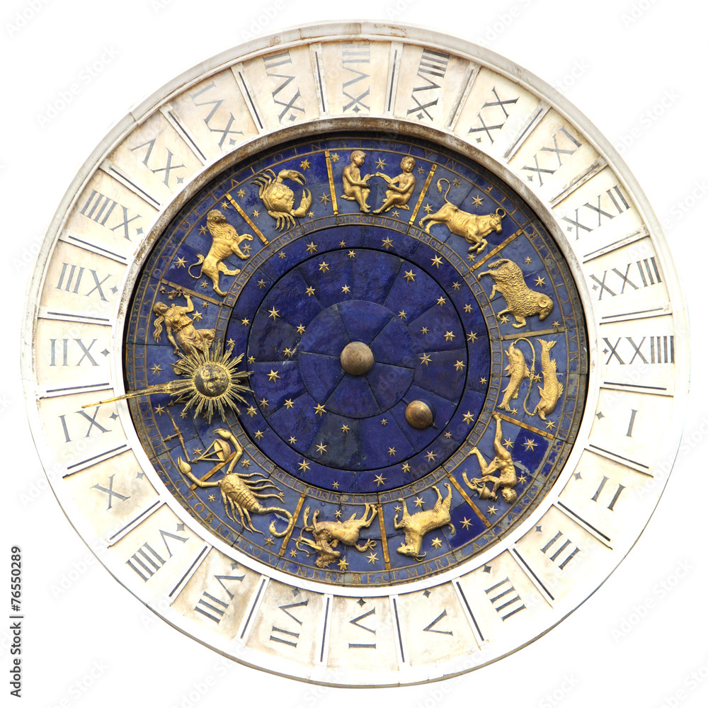 Zodiac clock  in Venice