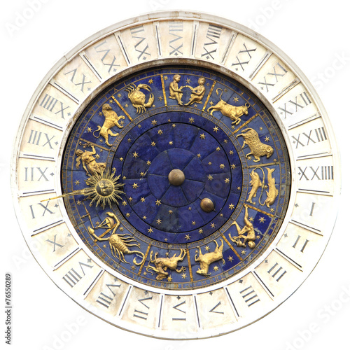 Zodiac clock in Venice