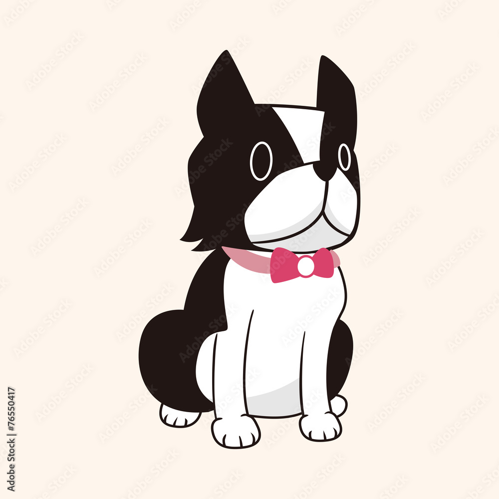 Animal dog flat icon elements, eps10 Animal dog flat icon elements, eps10