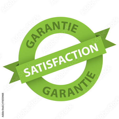 Tampon SATISFACTION GARANTIE (service clientèle qualité)