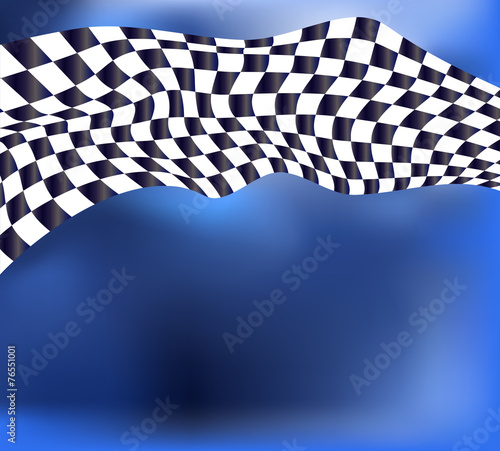 checkered flag race background vector