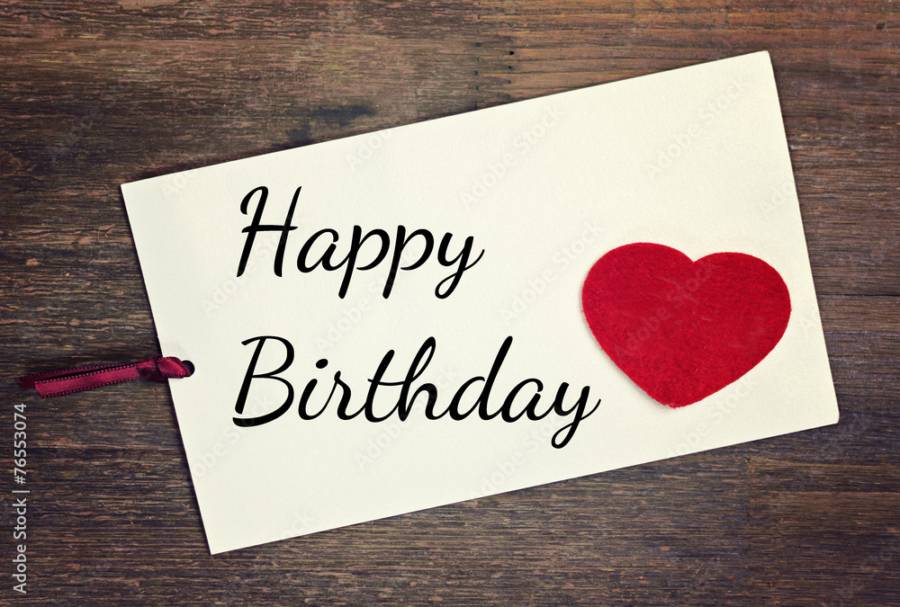 greeting card - happy birthday greeting card - happy birthday