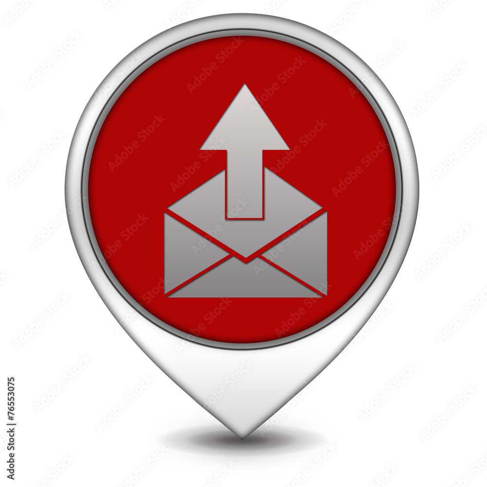 send pointer icon on white background send pointer icon on white background