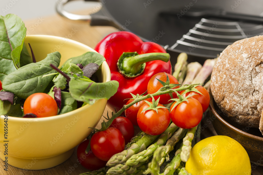 Farm fresh vegetables ready to be prepared Farm fresh vegetables ready to be prepared