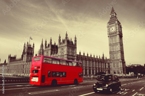 Bus in London #76558256