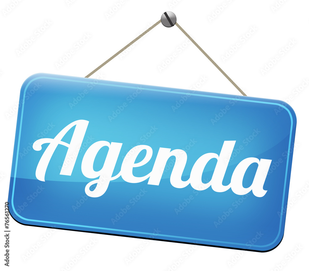 agenda agenda