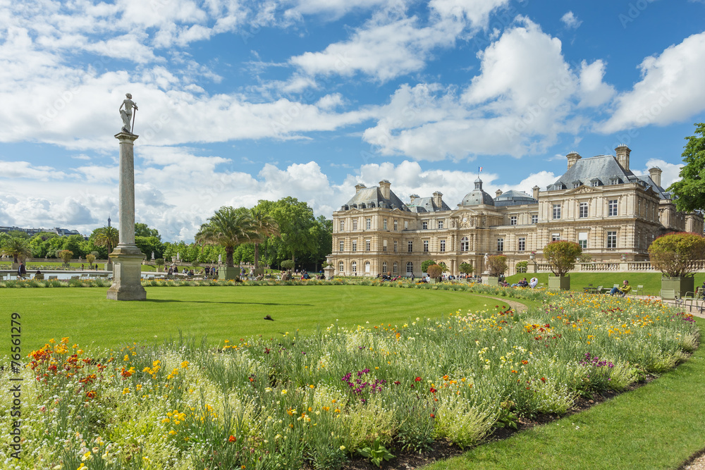 The Luxembourg Palace in The Jardin du Luxembourg