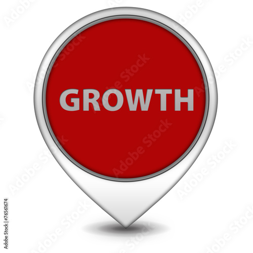 Free Download Growth pointer icon on white background - GFXLoad