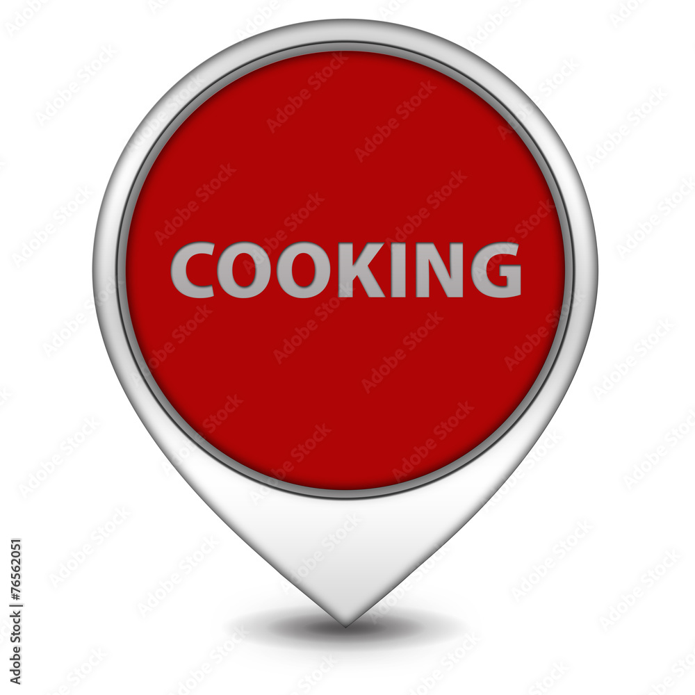 Cooking pointer icon on white background Cooking pointer icon on white background