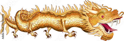 Dragon Chinois entier Illustration