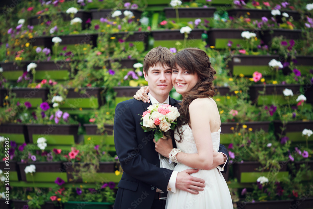 Fototapeta premium Bride and groom