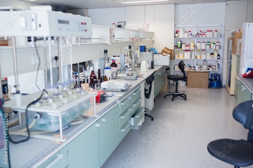 Tableau sur toile Close up of the laboratory
