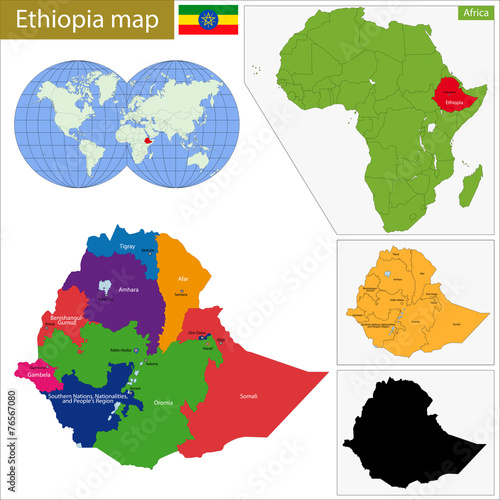 Ethiopia map